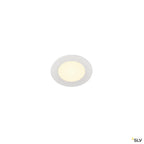 SLV SENSER 12 Indoor LED Deckeneinbauleuchte rund weiß