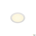 SLV SENSER 18 Indoor LED Deckeneinbauleuchte rund weiß