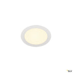 SLV SENSER 18 Indoor LED Deckeneinbauleuchte rund weiß