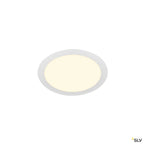 SLV SENSER 24 Indoor LED Deckeneinbauleuchte rund weiß