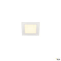 SLV SENSER 12 Indoor LED Deckeneinbauleuchte eckig weiß