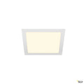 SLV SENSER 24 Indoor LED Deckeneinbauleuchte eckig weiß