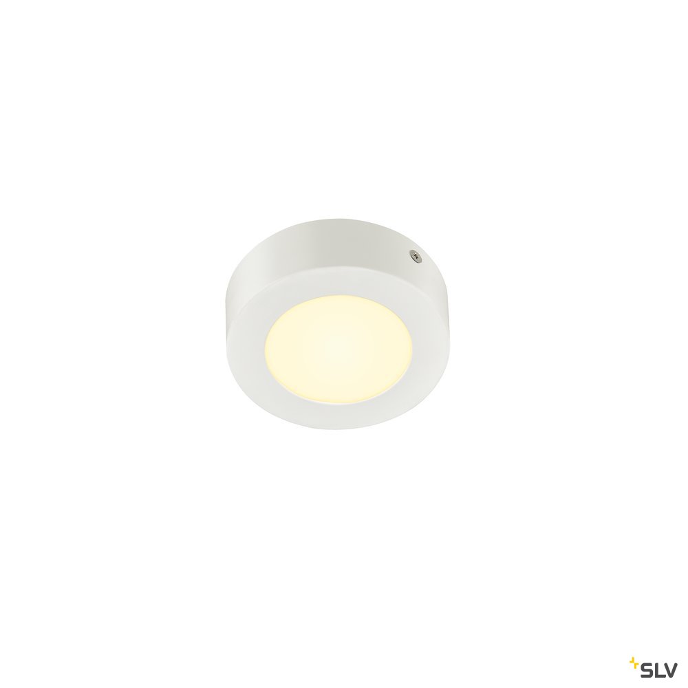 SLV SENSER 12 Indoor LED Deckenaufbauleuchte rund weiß