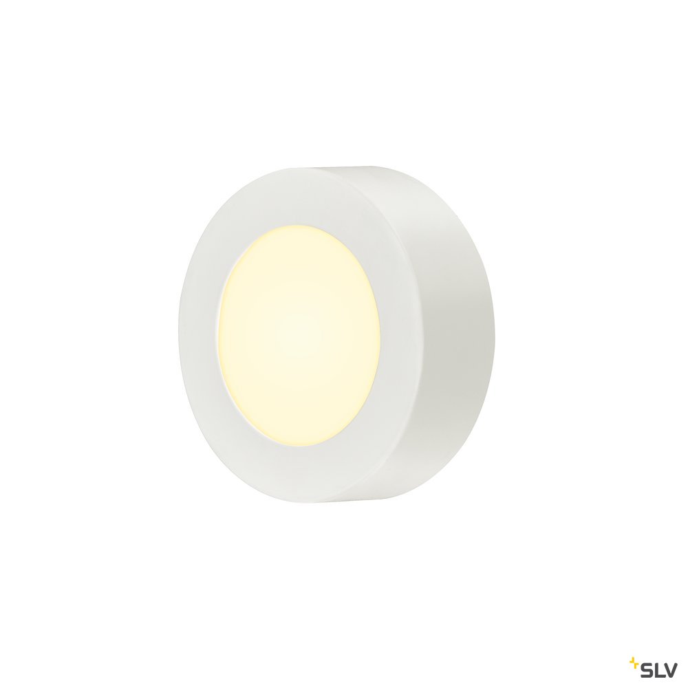 SLV SENSER 12 Indoor LED Deckenaufbauleuchte rund weiß