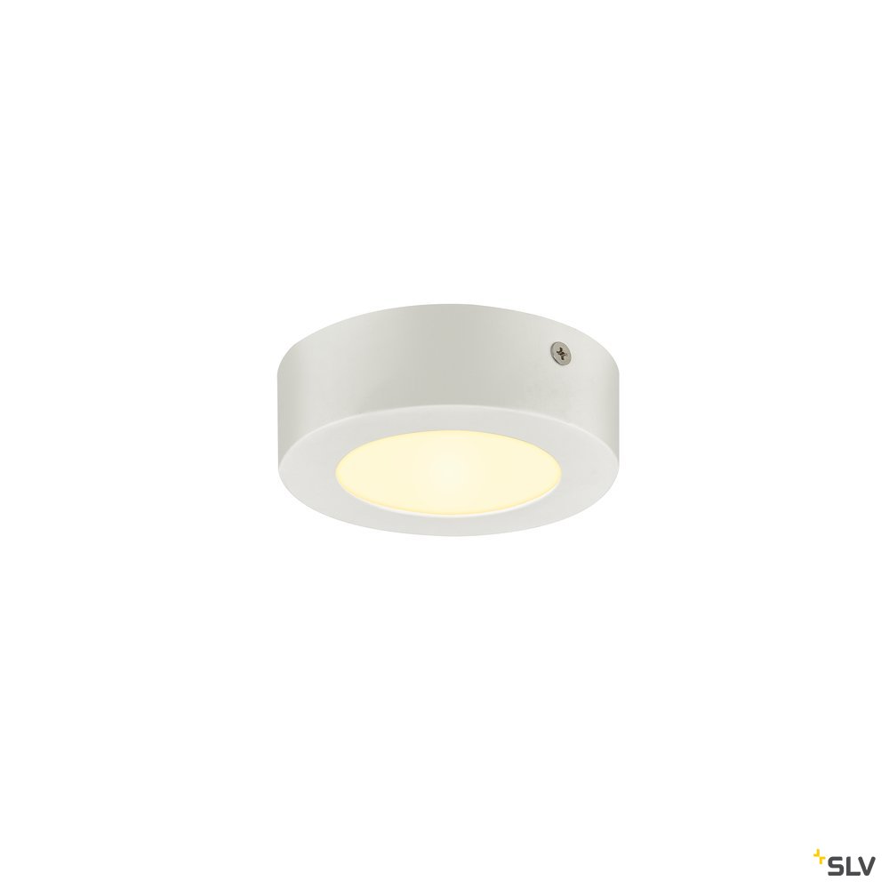 SLV SENSER 12 Indoor LED Deckenaufbauleuchte rund weiß