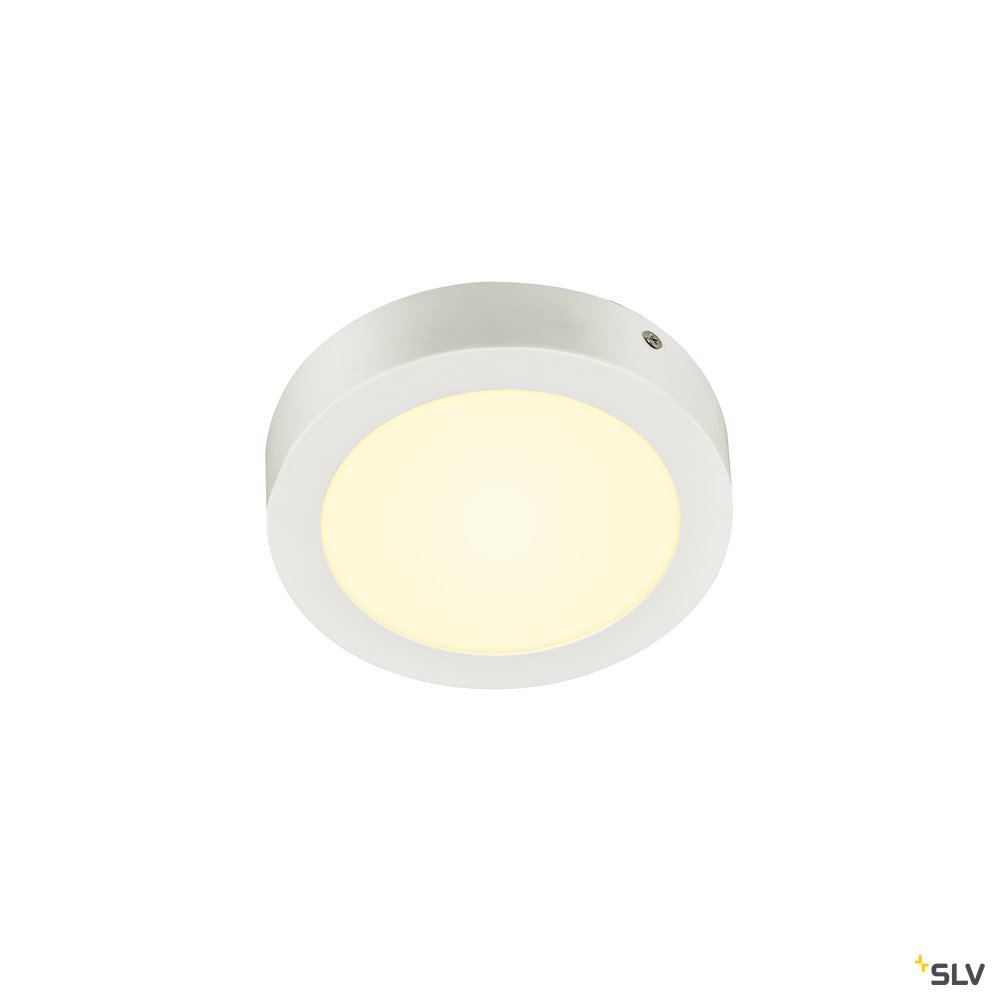 SLV SENSER 18 Indoor LED Deckenaufbauleuchte rund weiß