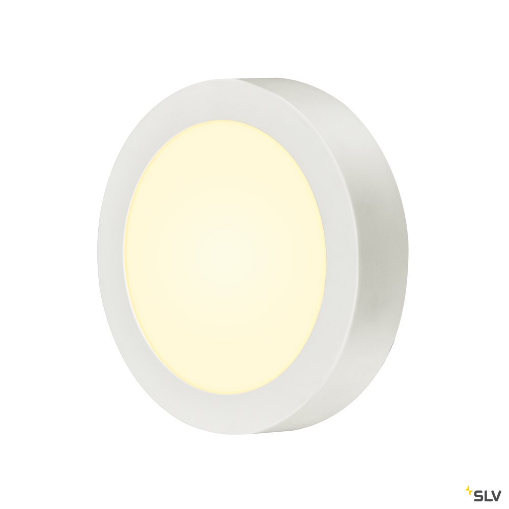 SLV SENSER 18 Indoor LED Deckenaufbauleuchte rund weiß
