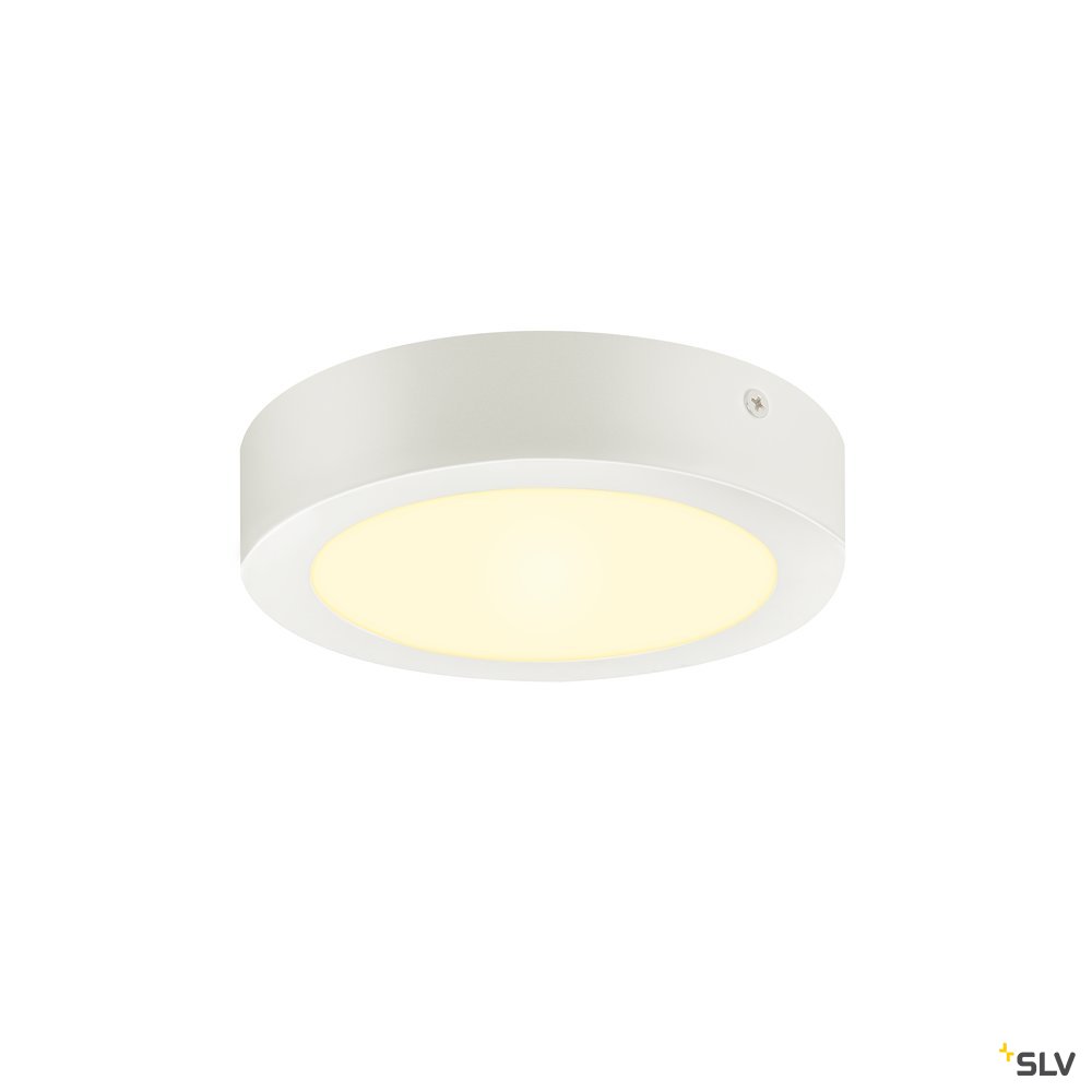 SLV SENSER 18 Indoor LED Deckenaufbauleuchte rund weiß
