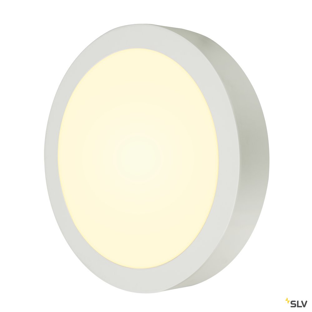 SLV SENSER 24 Indoor LED Deckenaufbauleuchte rund weiß