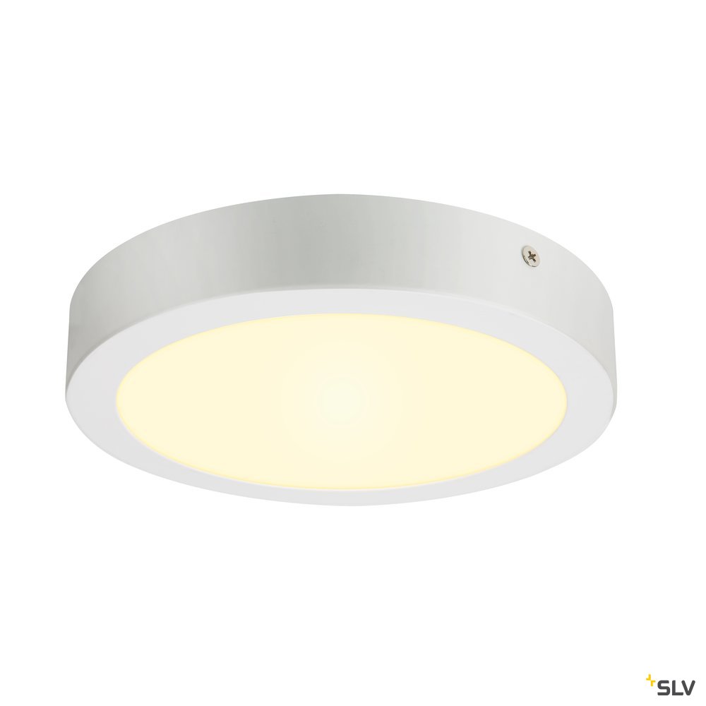 SLV SENSER 24 Indoor LED Deckenaufbauleuchte rund weiß