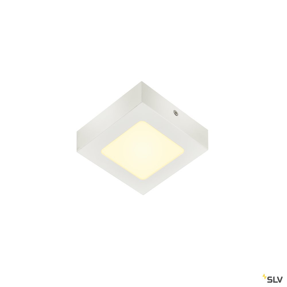 SLV SENSER 12 Indoor LED Deckenaufbauleuchte eckig weiß