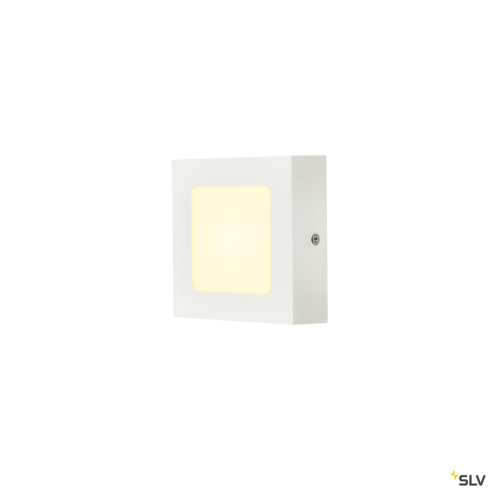 SLV SENSER 12 Indoor LED Deckenaufbauleuchte eckig weiß