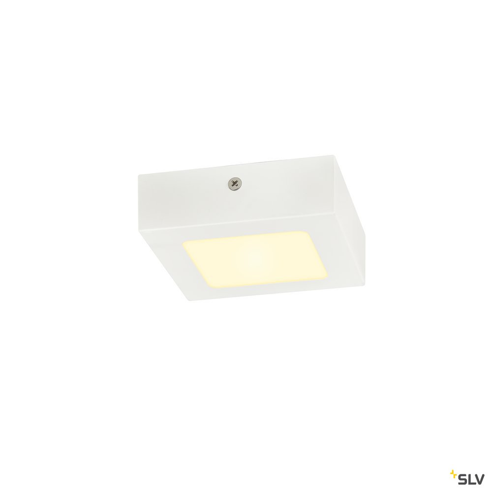 SLV SENSER 12 Indoor LED Deckenaufbauleuchte eckig weiß