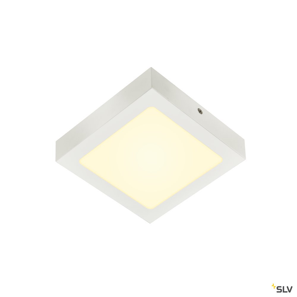 SLV SENSER 18 Indoor LED Deckenaufbauleuchte eckig weiß