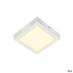 SLV SENSER 18 Indoor LED Deckenaufbauleuchte eckig weiß