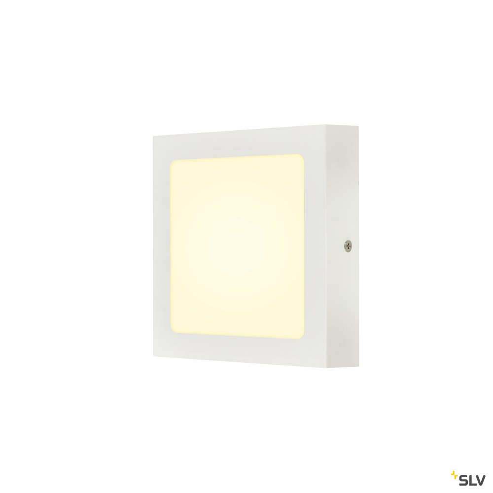 SLV SENSER 18 Indoor LED Deckenaufbauleuchte eckig weiß