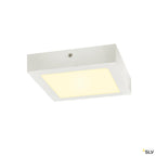 SLV SENSER 18 Indoor LED Deckenaufbauleuchte eckig weiß
