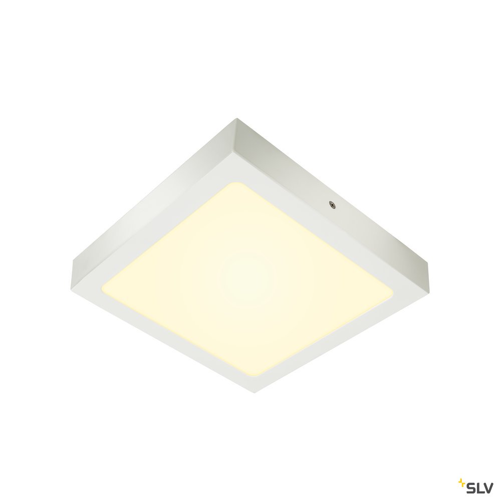SLV SENSER 24 Indoor LED Deckenaufbauleuchte eckig weiß