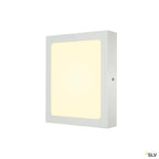 SLV SENSER 24 Indoor LED Deckenaufbauleuchte eckig weiß