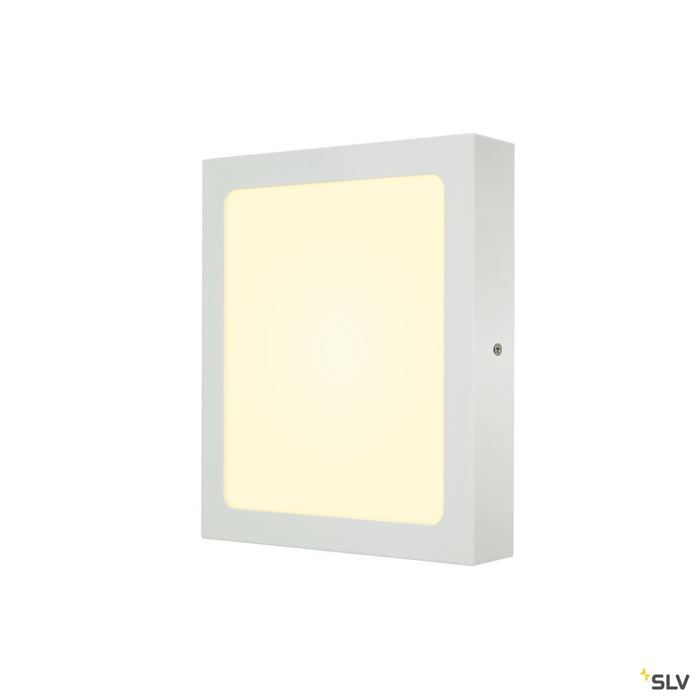 SLV SENSER 24 Indoor LED Deckenaufbauleuchte eckig weiß