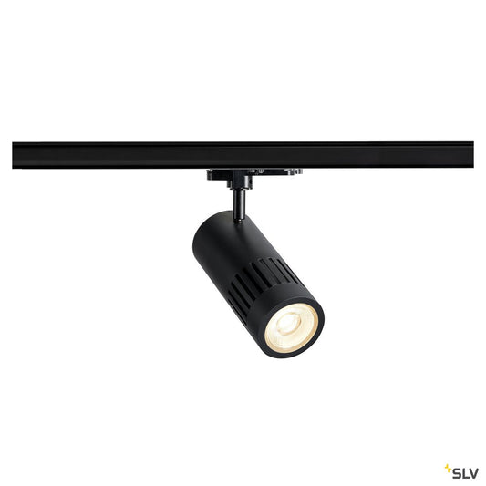 SLV 3~ STRUCTEC DALI 3 Phasen System Leuchte schwarz 4000K 36° inkl. 3 Phasen-Adapter