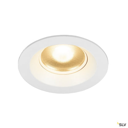 SLV DINGILO Indoor LED Deckeneinbauleuchte weiß 3000K schwenkbar