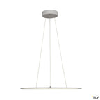 SLV PANEL 60 DALI Indoor LED Pendelleuchten rund grau 4000K