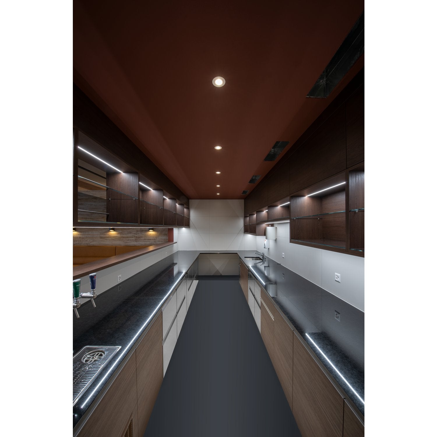 SLV NEW TRIA 68 I CS Indoor LED Deckeneinbauleuchte weiß 2700K rund