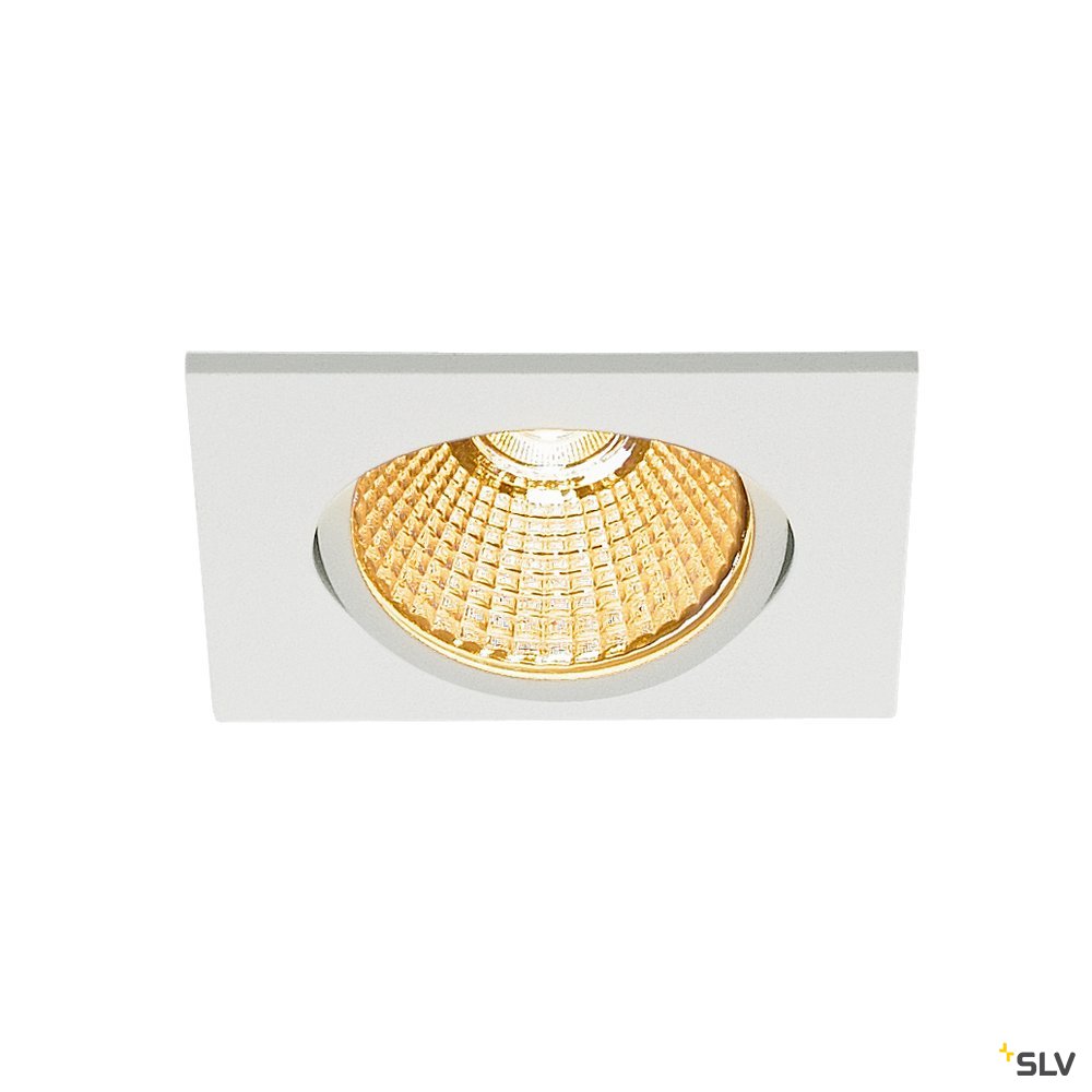 SLV NEW TRIA 68 I CS Indoor LED Deckeneinbauleuchte weiß 2700K eckig