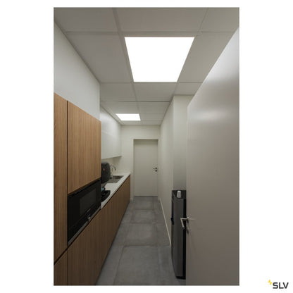 SLV LED PANEL 620x620 Indoor LED Deckeneinbauleuchte weiß 3000K UGR<(><<)>19