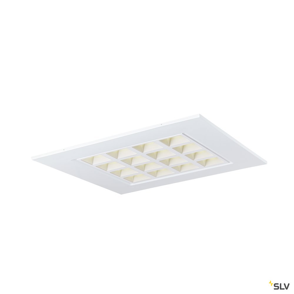 SLV PAVONO 620x620 Indoor LED Deckeneinbauleuchte weiß 4000K UGR<(><<)>16