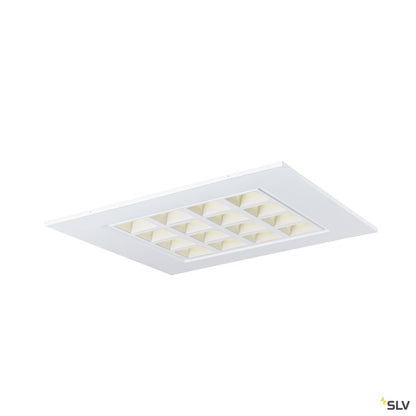 SLV PAVONO 620x620 Indoor LED Deckeneinbauleuchte weiß 4000K UGR<(><<)>16