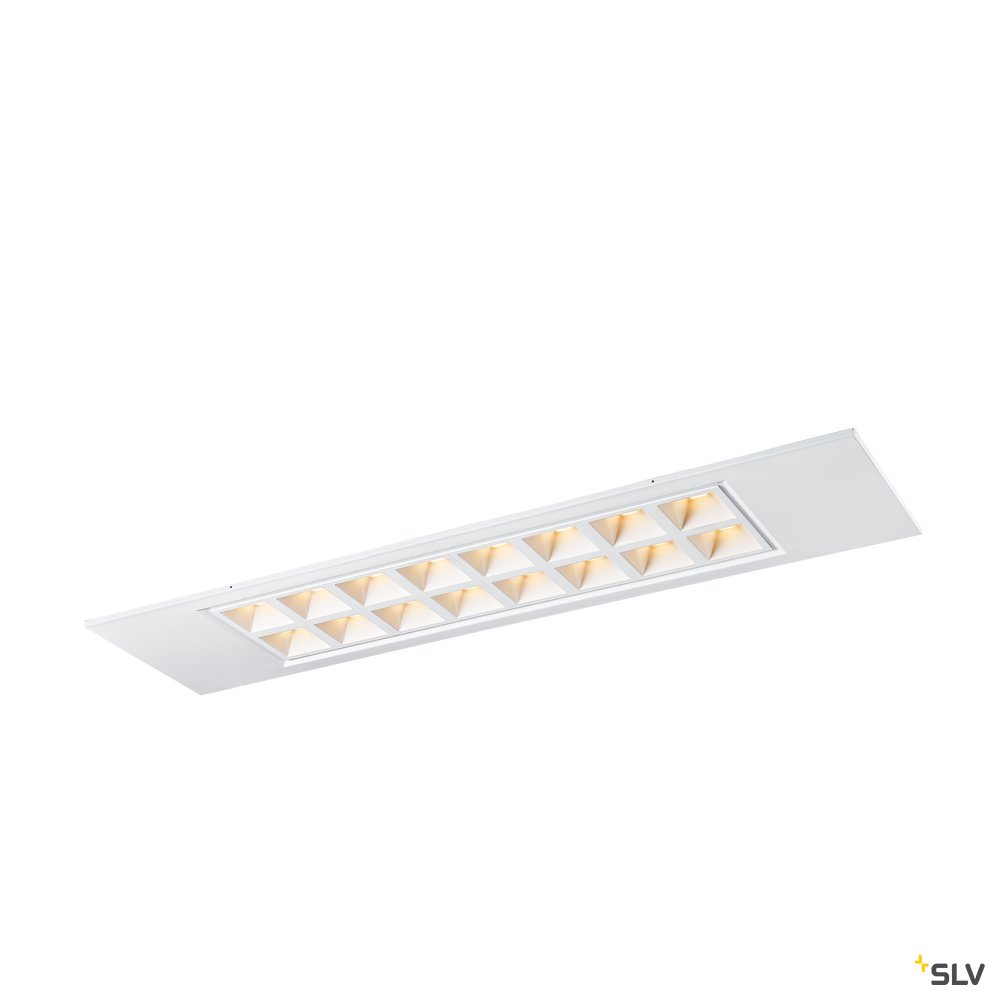 SLV PAVONO 300x1200 Indoor LED Deckeneinbauleuchte weiß 3000K UGR<(><<)>16