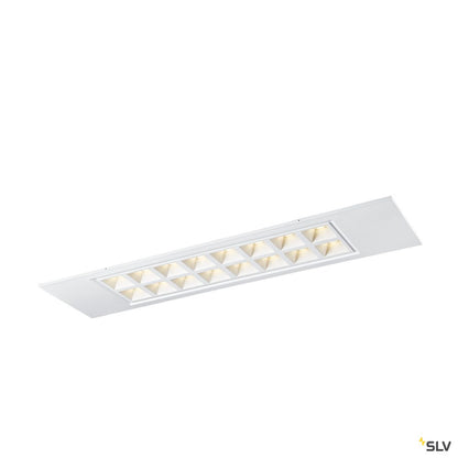 SLV PAVONO 300x1200 Indoor LED Deckeneinbauleuchte weiß 4000K UGR<(><<)>16
