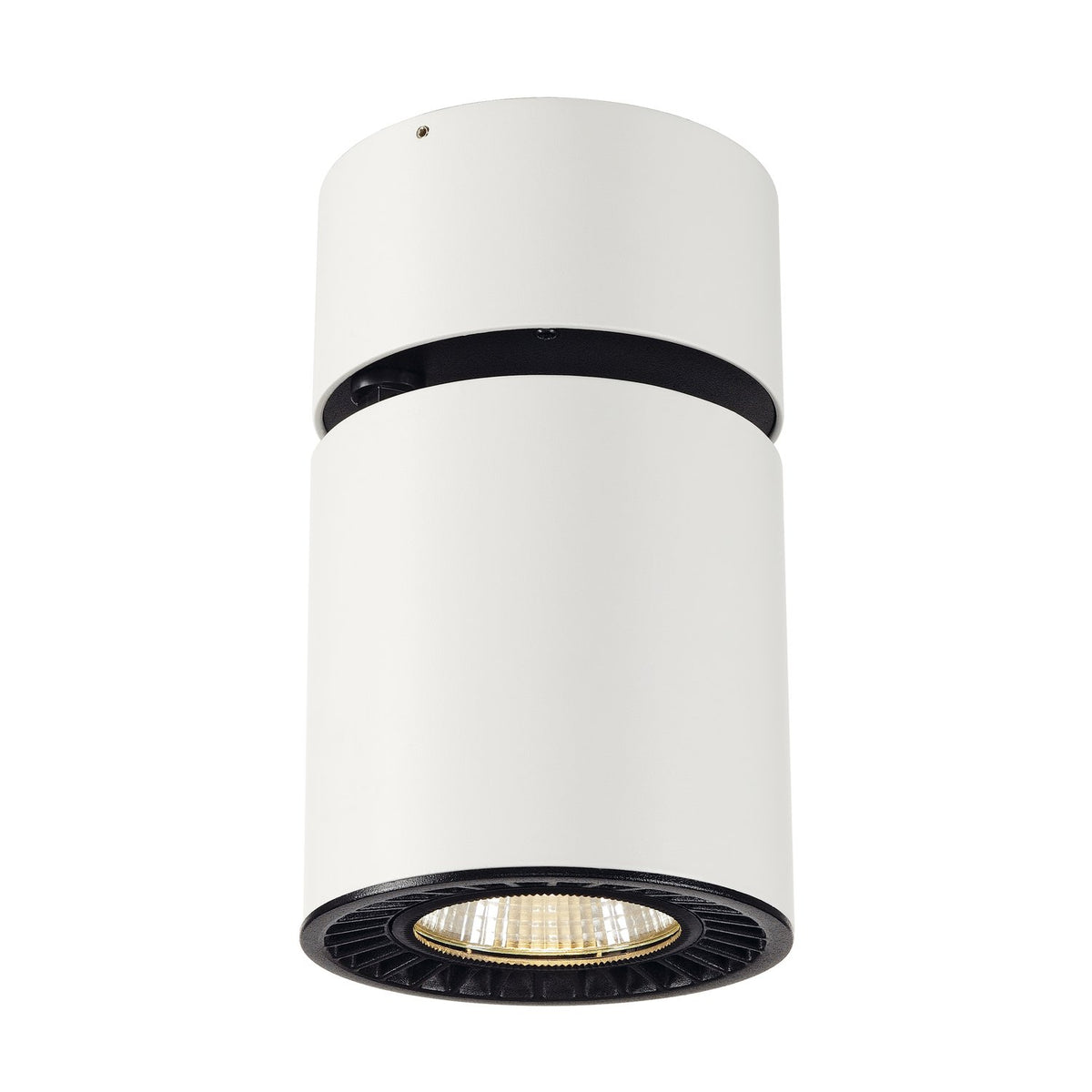 SLV SUPROS CL Indoor LED Deckenaufbauleuchte, rund, weiß, 3000K, 60° Reflektor, CRI90, 3380lm