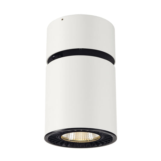 SLV SUPROS CL Indoor LED Deckenaufbauleuchte, rund, weiß, 3000K, 60° Reflektor, CRI90, 3380lm