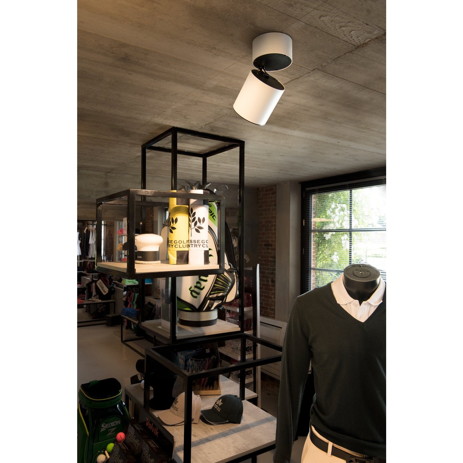 SLV SUPROS CL Indoor LED Deckenaufbauleuchte, rund, weiß, 3000K, 60° Reflektor, CRI90, 3380lm