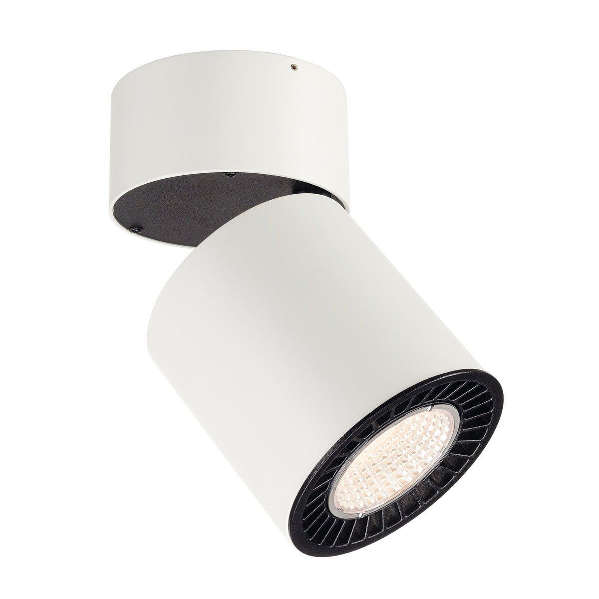 SLV SUPROS MOVE CL Indoor LED Deckenaufbauleuchte, rund, weiß, 3000K, 60° Reflektor, CRI90, 2600lm