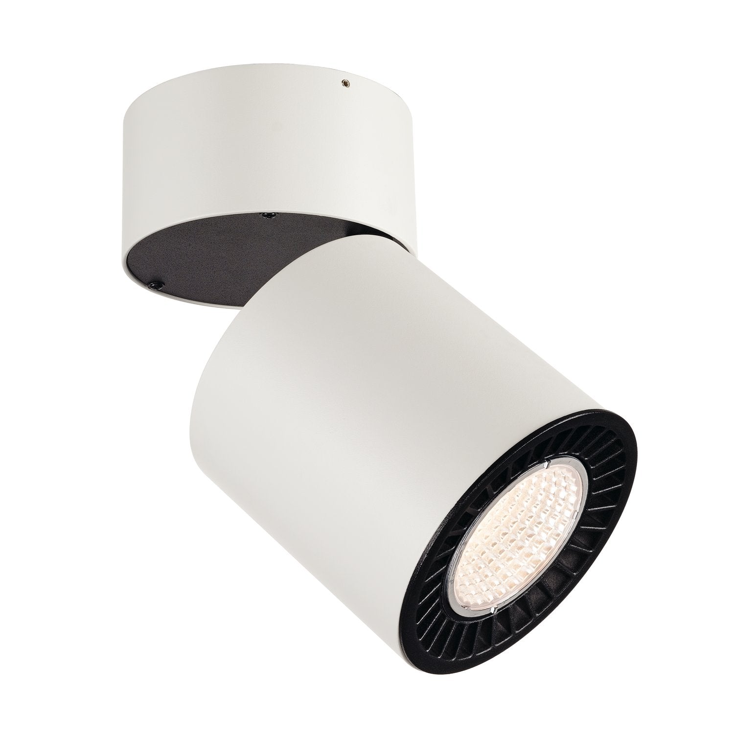 SLV SUPROS MOVE CL Indoor LED Deckenaufbauleuchte, rund, weiß, 3000K, 60° Reflektor, CRI90, 2600lm