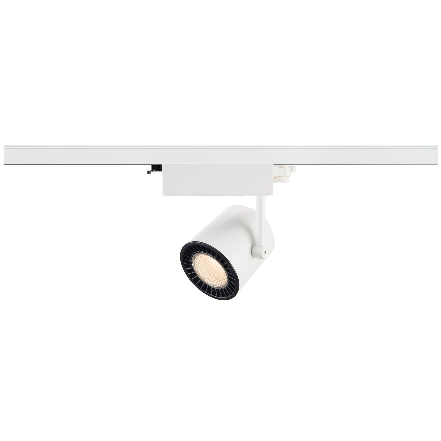 SLV 3~ SUPROS TRACK LED 3 Phasen System Leuchte weiß 3000K CRI90 60° Reflektor 2600lm inkl. 3 Phasen-Adapter