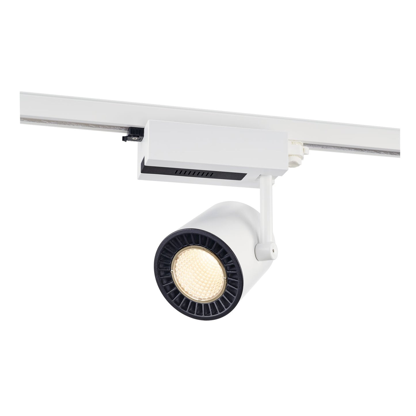 SLV 3~ SUPROS TRACK LED 3 Phasen System Leuchte weiß 3000K CRI90 60° Reflektor 2600lm inkl. 3 Phasen-Adapter