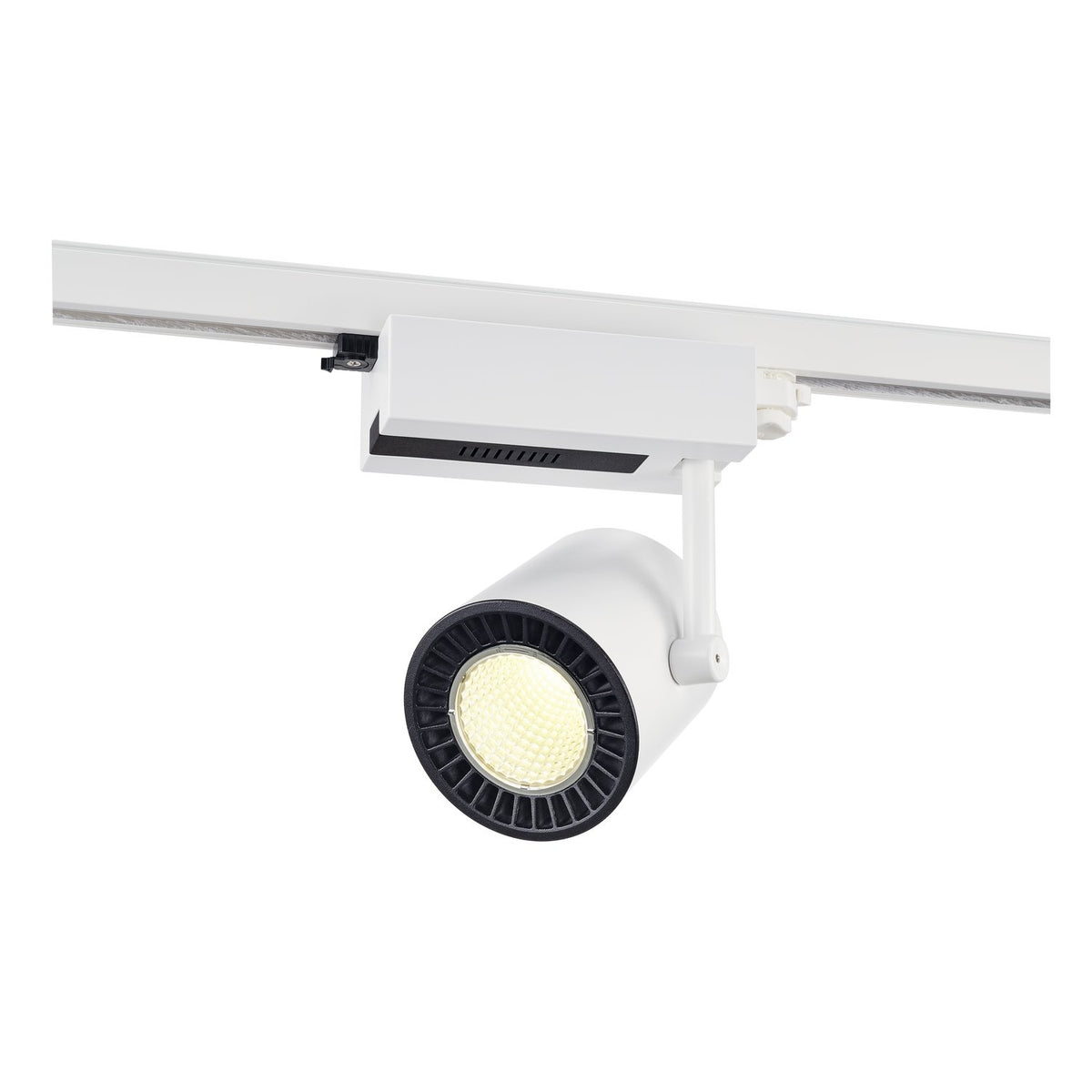SLV 3~ SUPROS TRACK LED 3 Phasen System Leuchte weiß 4000K CRI90 60° Reflektor 2700lm inkl. 3 Phasen-Adapter