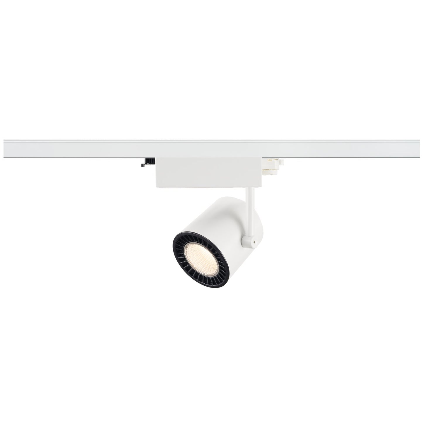 SLV 3~ SUPROS TRACK LED 3 Phasen System Leuchte weiß 3000K CRI90 60° 3380lm Reflektor inkl. 3 Phasen-Adapter