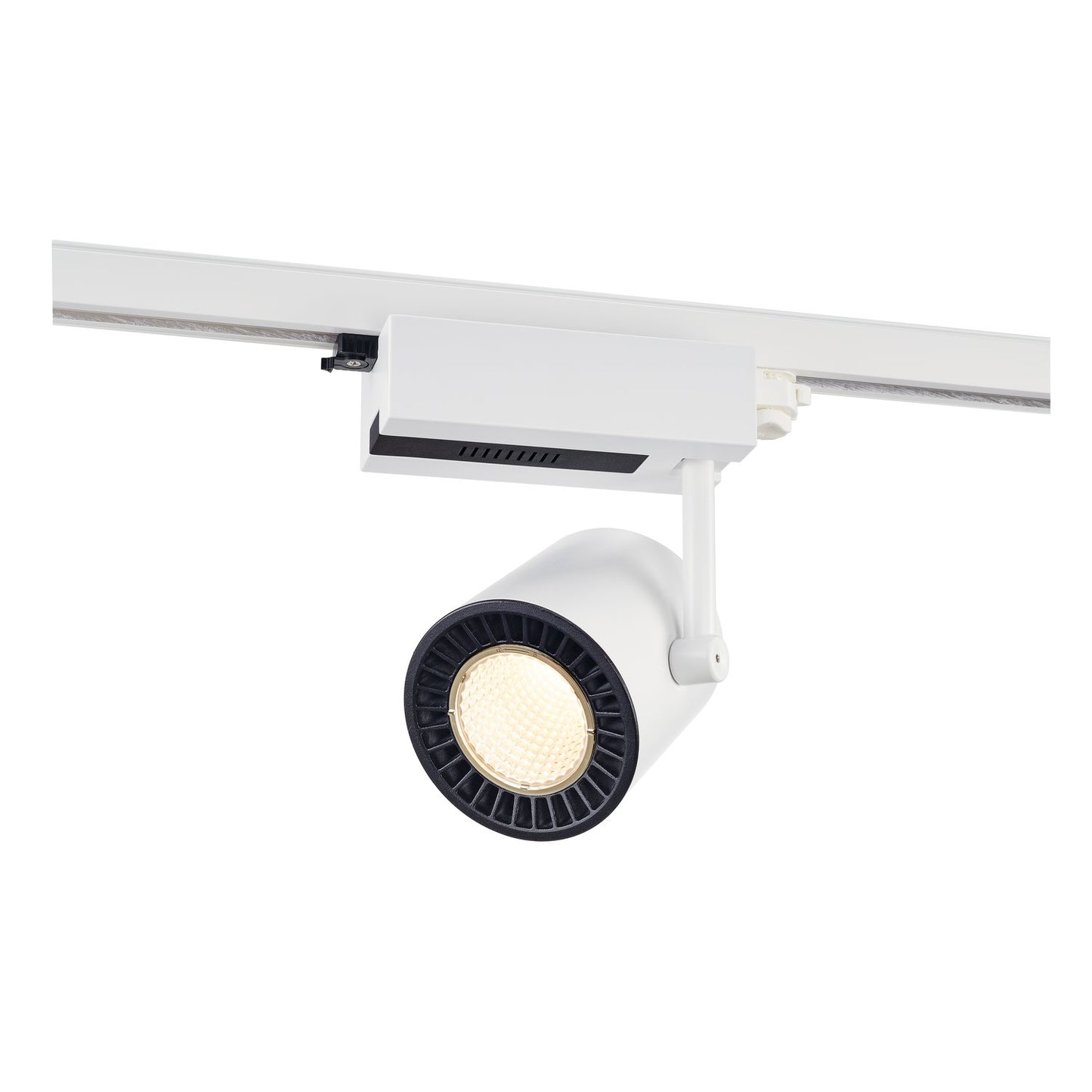 SLV 3~ SUPROS TRACK LED 3 Phasen System Leuchte weiß 3000K CRI90 60° 3380lm Reflektor inkl. 3 Phasen-Adapter