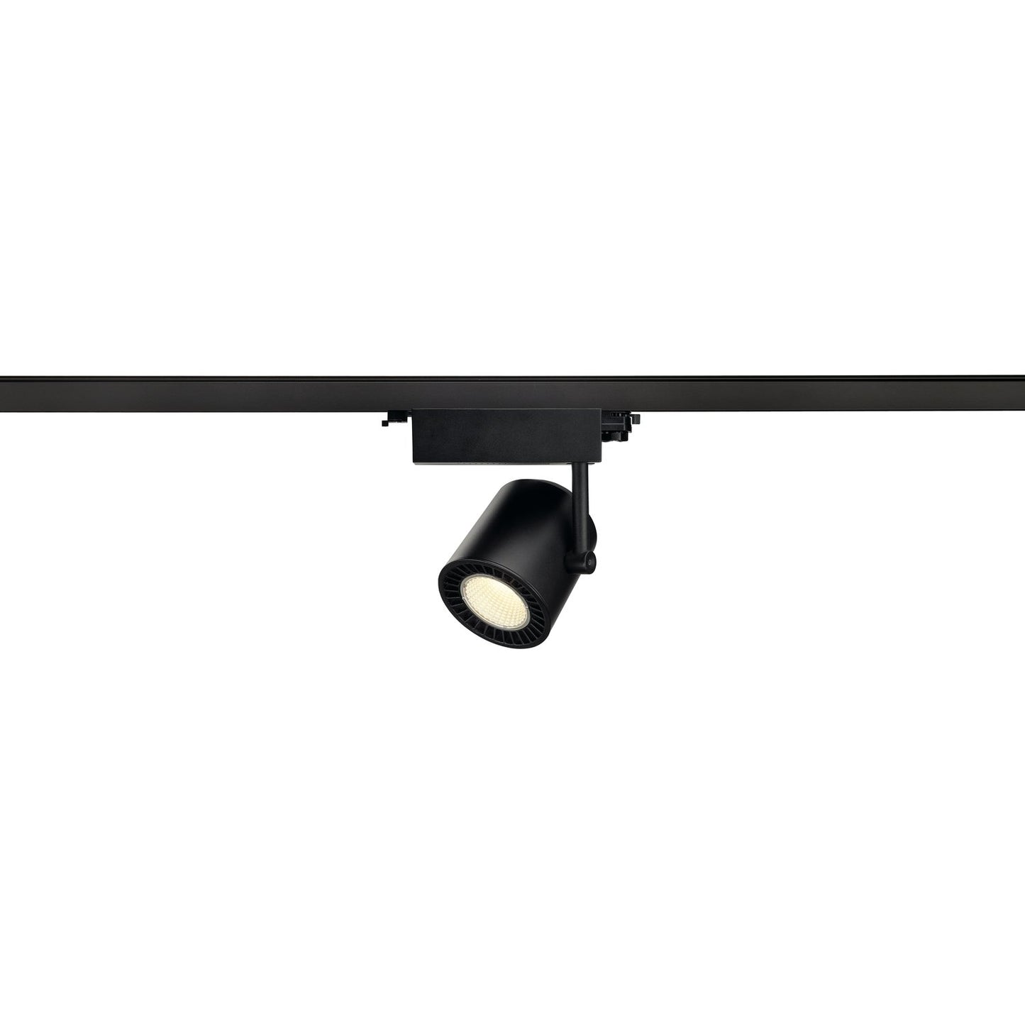 SLV 3~ SUPROS TRACK LED 3 Phasen System Leuchte schwarz 4000K CRI90 60° 3520lm Reflektor inkl. 3 Phasen-Adapter