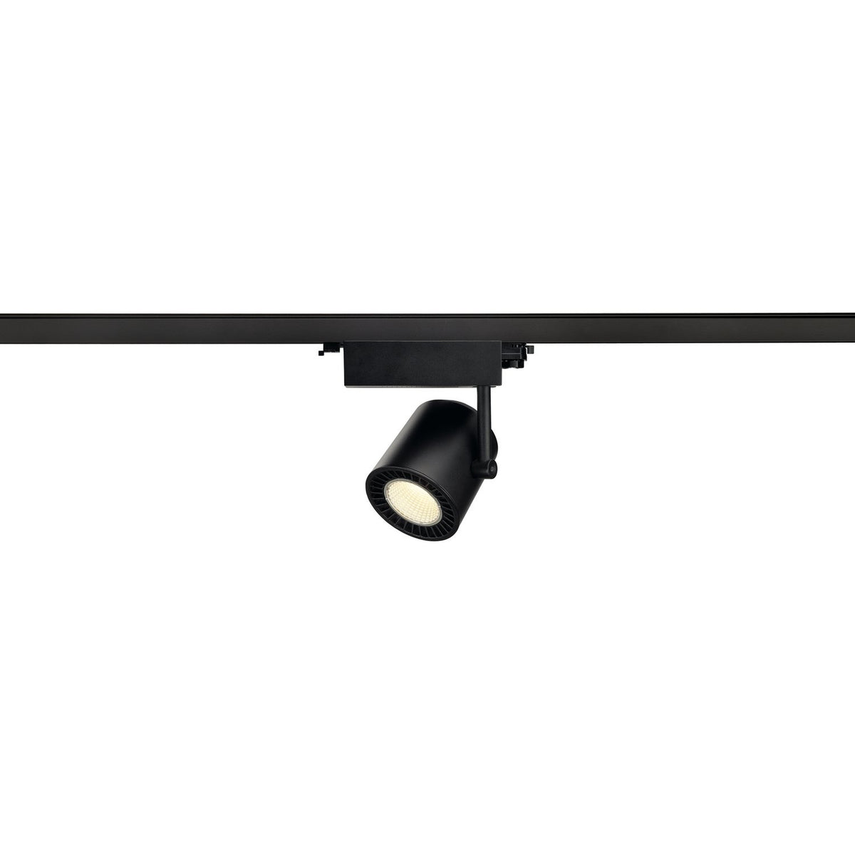 SLV 3~ SUPROS TRACK LED 3 Phasen System Leuchte schwarz 4000K CRI90 60° 3520lm Reflektor inkl. 3 Phasen-Adapter