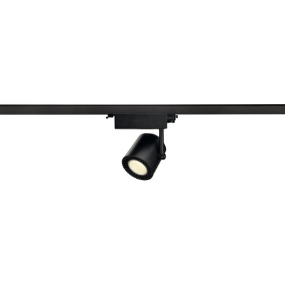 SLV 3~ SUPROS TRACK LED 3 Phasen System Leuchte schwarz 4000K CRI90 60° 3520lm Reflektor inkl. 3 Phasen-Adapter