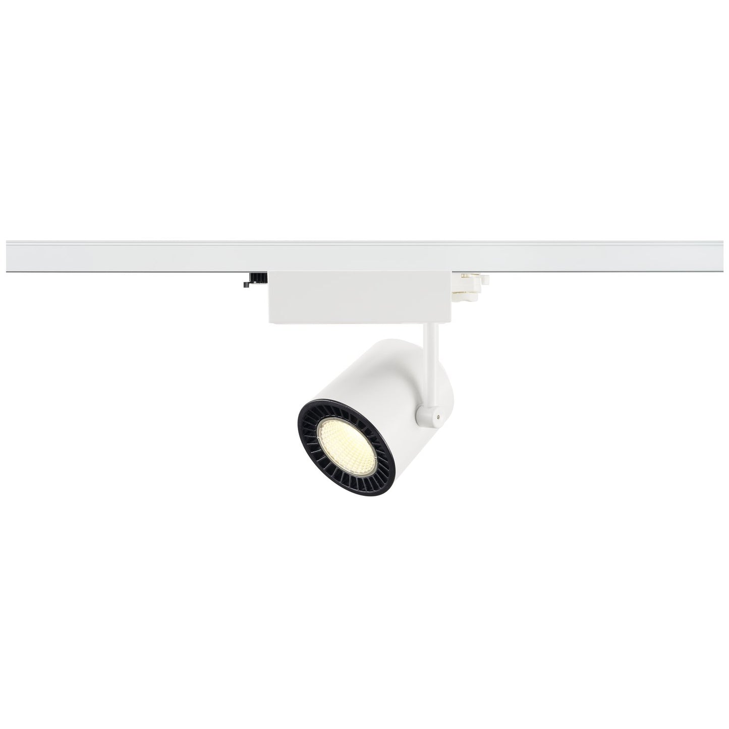 SLV 3~ SUPROS TRACK LED 3 Phasen System Leuchte weiß 4000K CRI90 60° 3520lm Reflektor inkl. 3 Phasen-Adapter