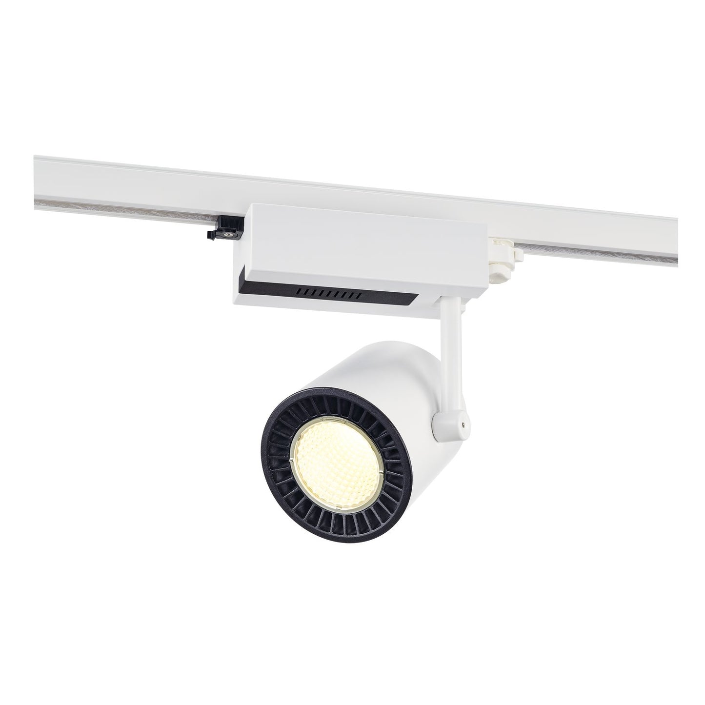 SLV 3~ SUPROS TRACK LED 3 Phasen System Leuchte weiß 4000K CRI90 60° 3520lm Reflektor inkl. 3 Phasen-Adapter
