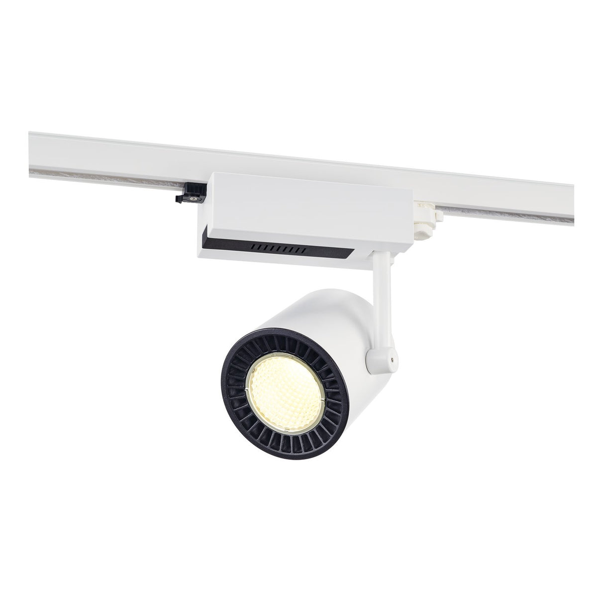 SLV 3~ SUPROS TRACK LED 3 Phasen System Leuchte weiß 4000K CRI90 60° 3520lm Reflektor inkl. 3 Phasen-Adapter